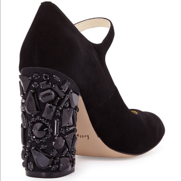 ๐๐NIB Bettye Muller Jewel Heeled Mary Jane Pumps - Picture 2 of 8